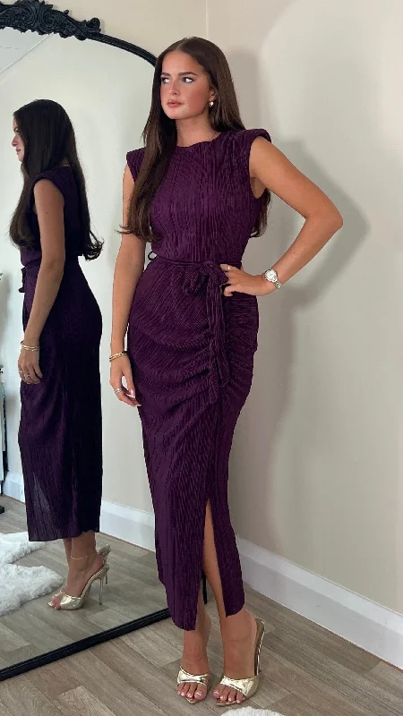 Elena Purple Dress Everyday wear unclassified dresses