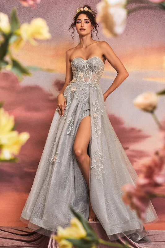 Embellished Corset A-Line Dress By Andrea and Leo -A1153 Engagement unclassified dresses