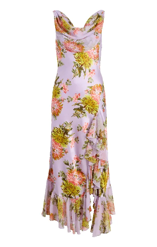 Faded Chrysanthemum Raya Dress Wrap unclassified dresses