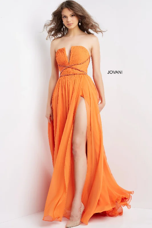 Gorgeous Chiffon Strapless Prom Dress By Jovani -05971 One-shoulder unclassified dresses