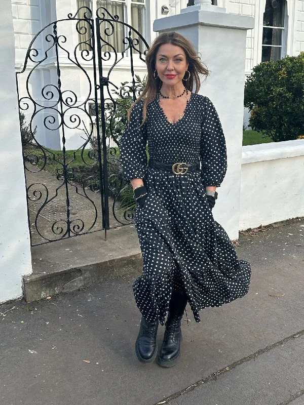 'GRACE V-DRESS’ IN POLKA DOT Vintage unclassified dresses