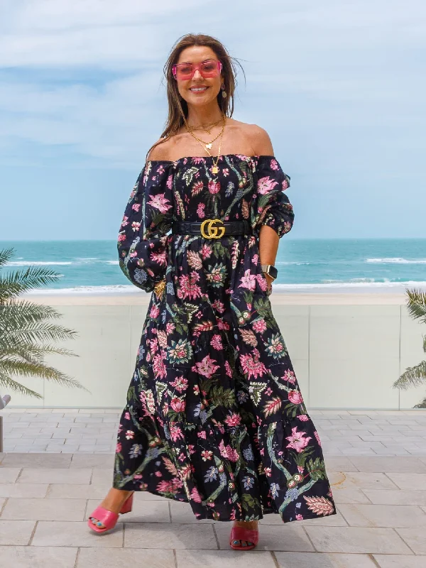 'HONOUR' IN BLACK BLOSSOM Lounge unclassified dresses