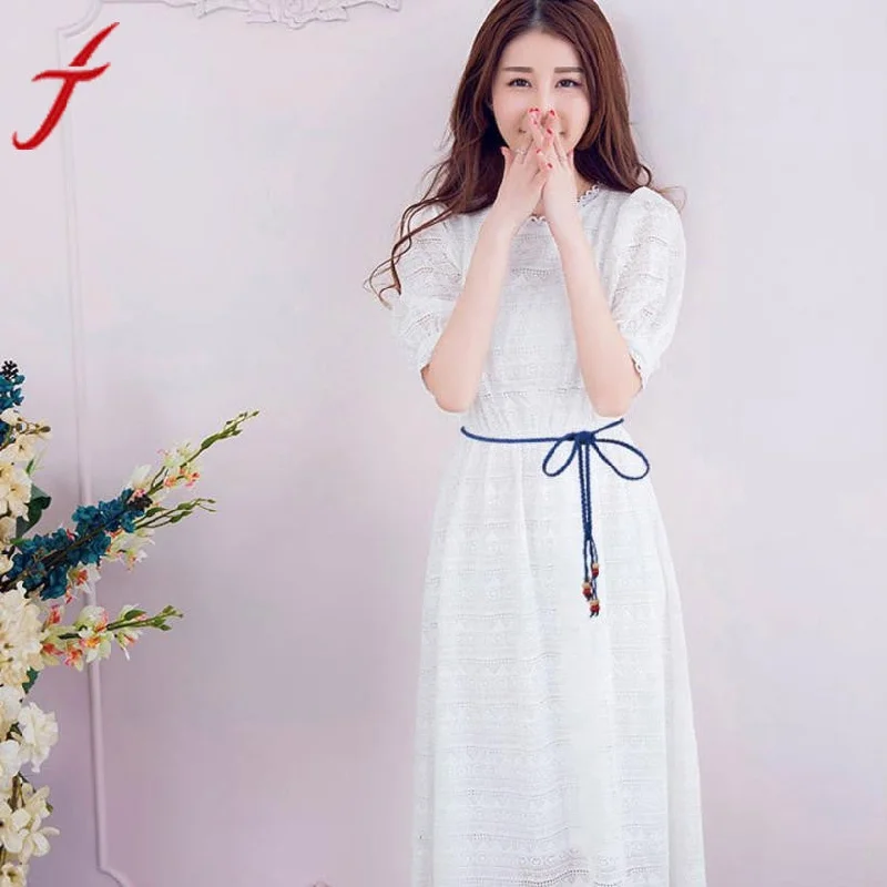 JECKSION Fashion Accessory Suede Women Belt Summer Dress Bohemia Belt for Lady Weave Stretch Elastic Wide Waist Belt #L4063 Affordable unclassified dresses