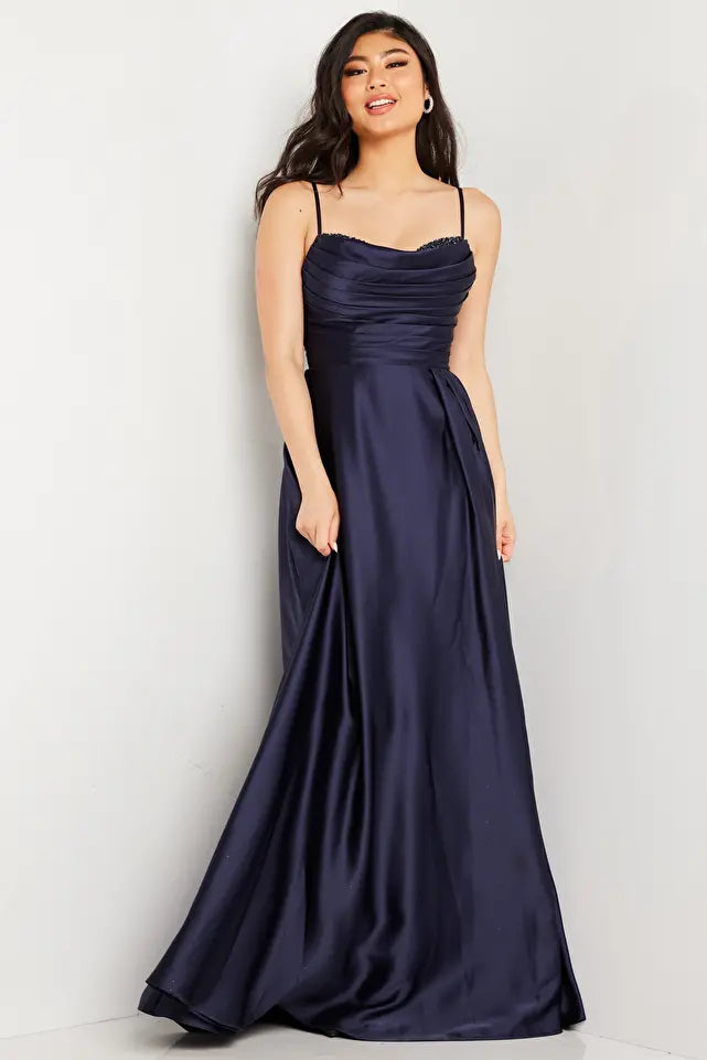 Jovani -JVN24333 Pleated Bodice Fitted Prom A-Line Dress Wedding guest unclassified dresses Jovani -JVN24333 Pleated Bodice Fitted Prom A-Line Dress Wedding guest unclassified dresses