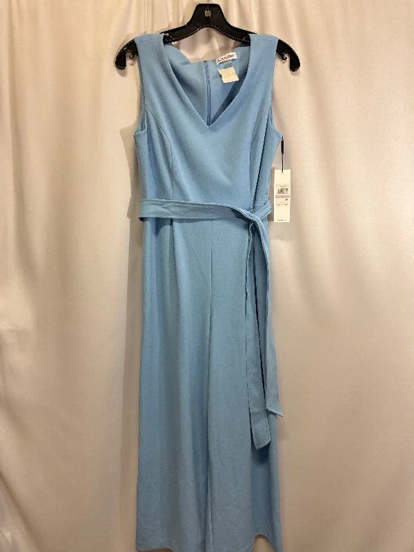 Jumpsuit By Calvin Klein In Blue, Size: S Sequin unclassified dresses