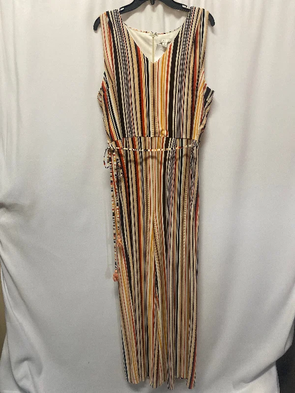 Jumpsuit By Cato In Orange, Size: Xl Open-back unclassified dresses