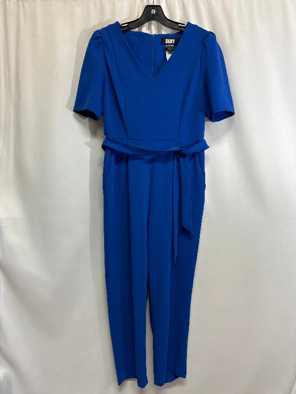 Jumpsuit By Dkny In Blue, Size: M Monochrome unclassified dresses
