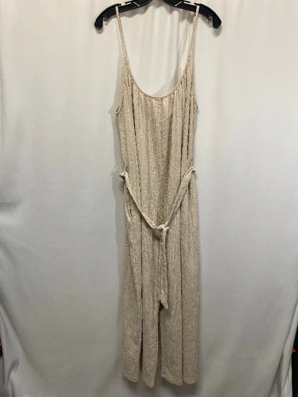 Jumpsuit By H&m In Beige, Size: Xl Lace unclassified dresses