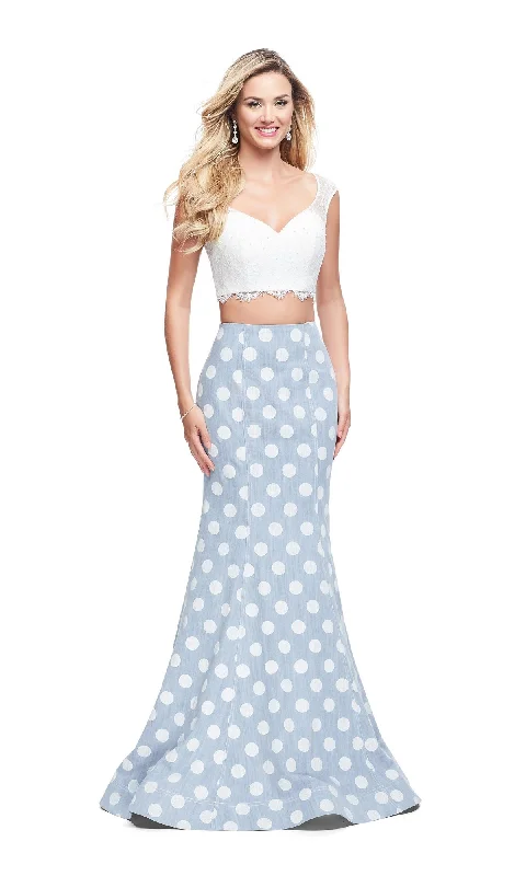 La Femme 26206 Polka Dot Prom Dress Date night unclassified dresses