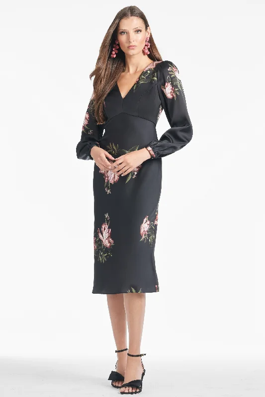 Lola Dress - Noir Blossom Metallic unclassified dresses
