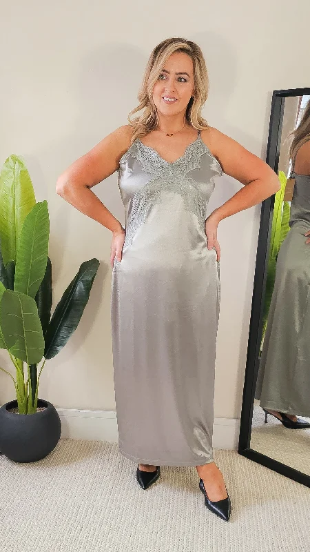 Manni Grey Dress Dark color unclassified dresses