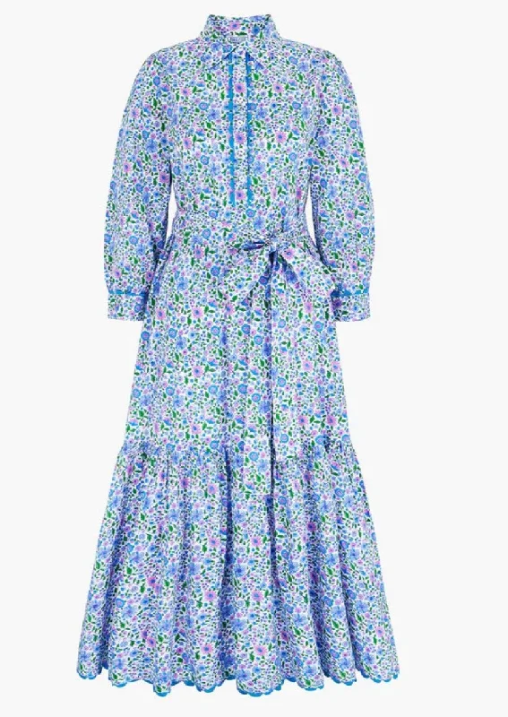 Margot Dress in Sky Meadow Striped unclassified dresses