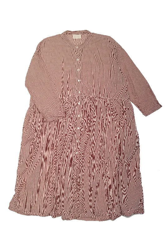 Metta - Oak Gathered Waist Dress - Candy Stripe Cotton Voile Budget-friendly unclassified dresses Metta - Oak Gathered Waist Dress - Candy Stripe Cotton Voile Budget-friendly unclassified dresses