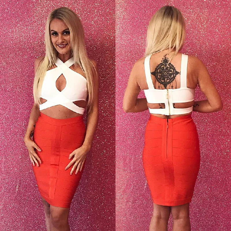 'Miami' Two-Piece Bandage Set Winter unclassified dresses
