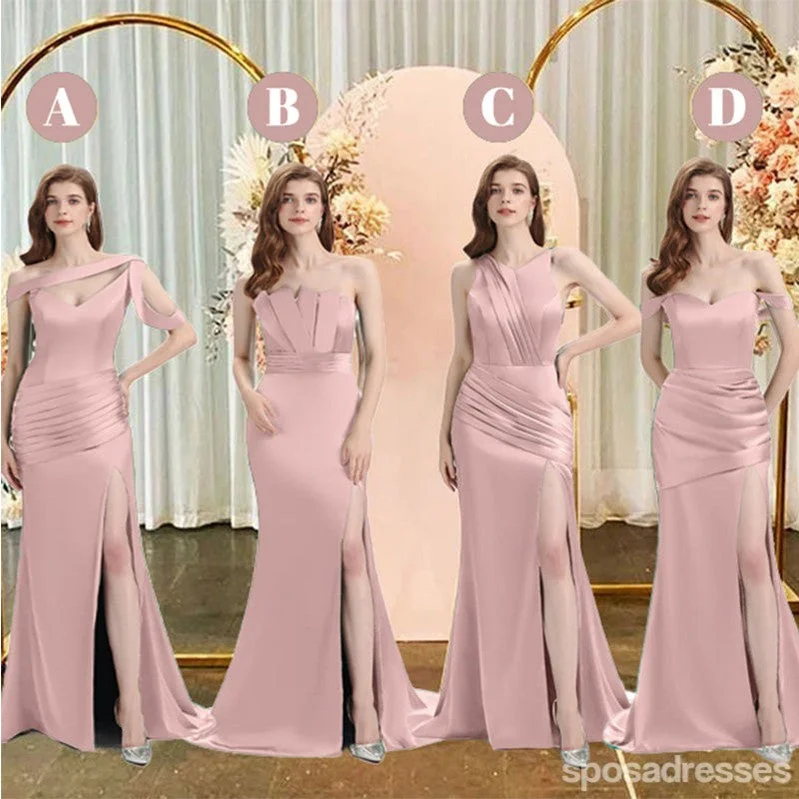 Mismatched Mauve Mermaid Cheap Bridesmaid Dresses Online, WG931 Lace unclassified dresses