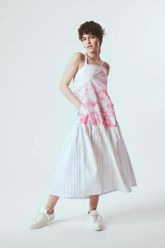 Multicolor Poplin Picnic Dress No13 Comfortable unclassified dresses