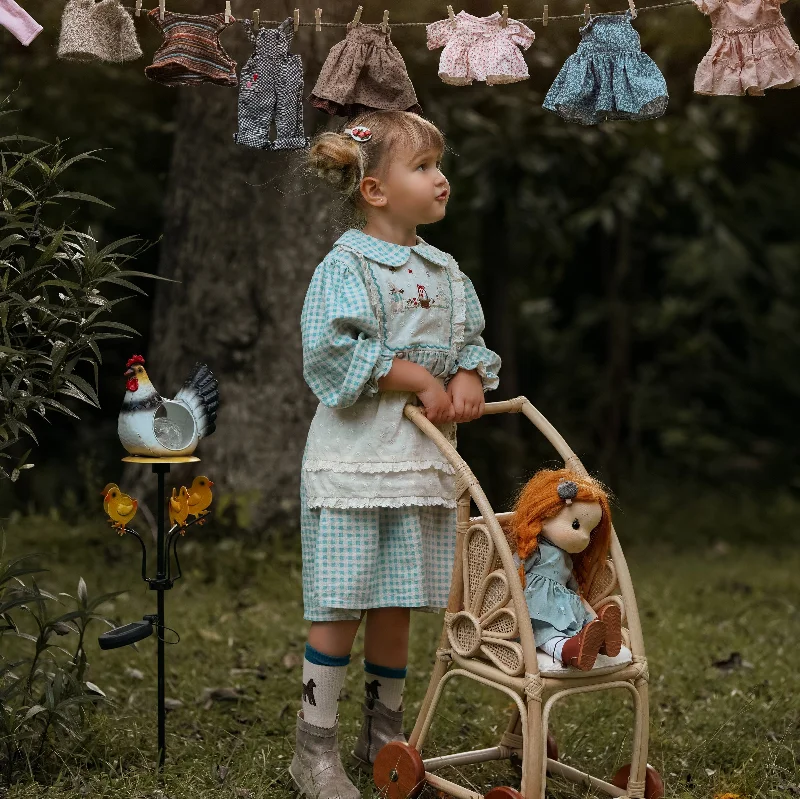 Neneru Peter Rabbit Dress (Blue) Velvet unclassified dresses