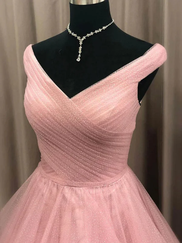 Off the Shoulder Light Pink Prom Dresses, Off Shoulder Light Pink Formal Evening Dresses Y2K unclassified dresses Off the Shoulder Light Pink Prom Dresses, Off Shoulder Light Pink Formal Evening Dresses Y2K unclassified dresses