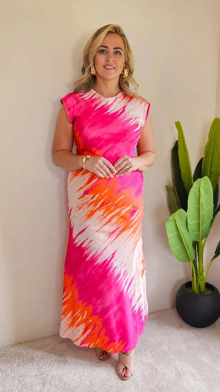 Orna Pink Dress Lightweight unclassified dresses