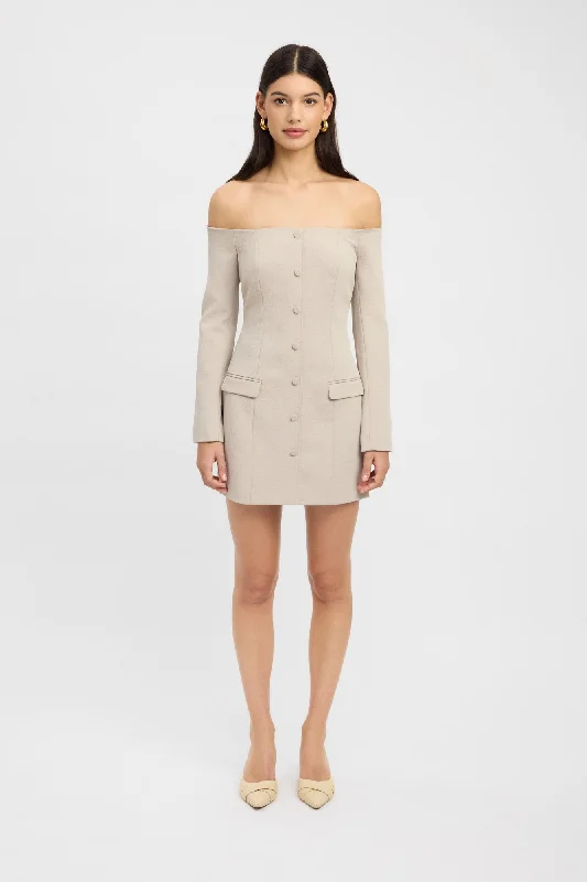 Oyster Off Shoulder Dress Minimalist unclassified dresses