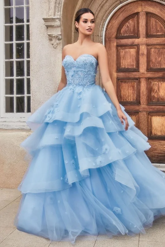 Peony Petal Couture Layered Ball Gown By Andrea And Leo -A1220 Wedding guest unclassified dresses