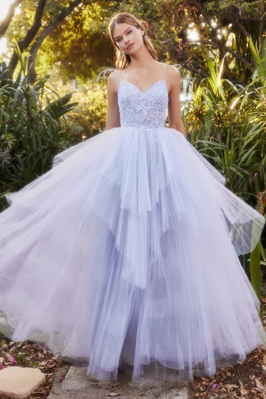 Perry Plisse Ruffle Gown By Andrea And Leo -A1152 Stylish unclassified dresses
