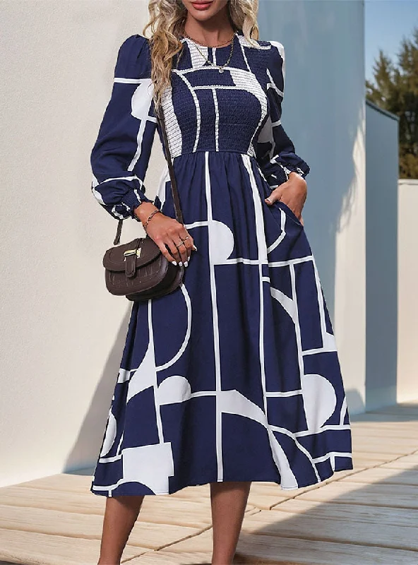 Play Long-sleeved Printed Dress Tulle floral dresses