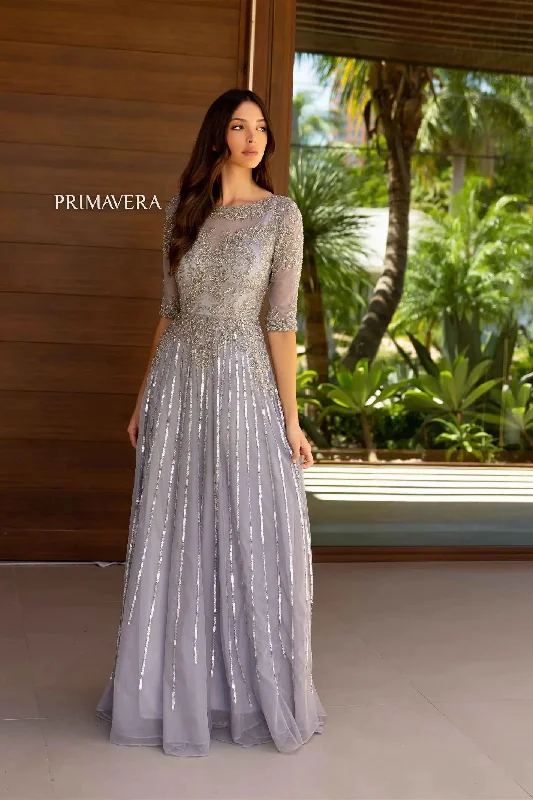 Primavera Couture -13120 Embellished Bodice A-Line Prom Dress Stylish unclassified dresses Primavera Couture -13120 Embellished Bodice A-Line Prom Dress Stylish unclassified dresses