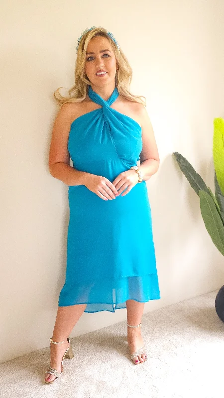 Rebecca Teal Dress Formal unclassified dresses