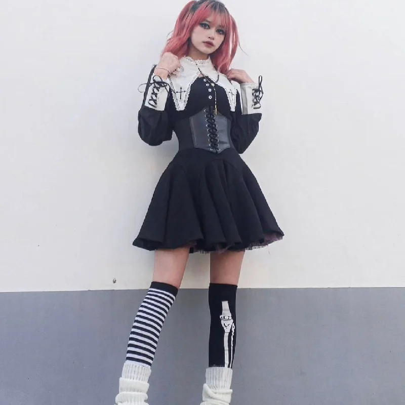 Review for Dark nun cosplay dress YV43480 Beaded unclassified dresses
