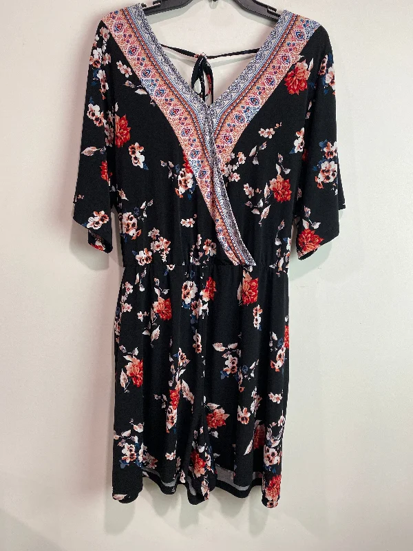 Romper By Maurices In Black, Size: 1x Knitted unclassified dresses