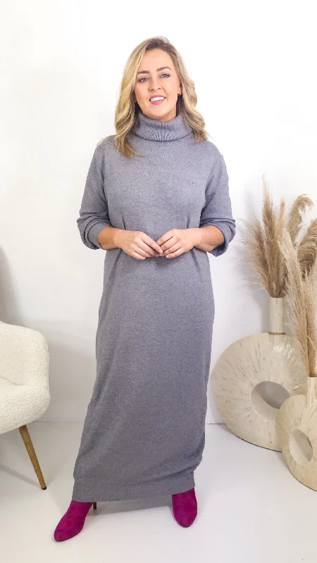 Ruth Grey Knit Dress Vintage unclassified dresses