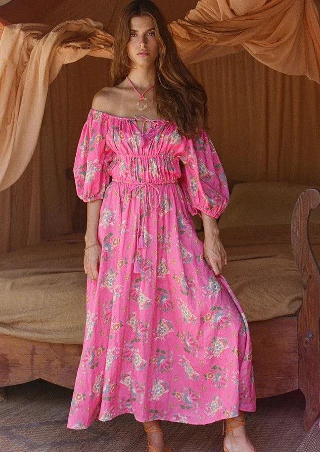 Solstice Linen Soiree Dress Tiered unclassified dresses