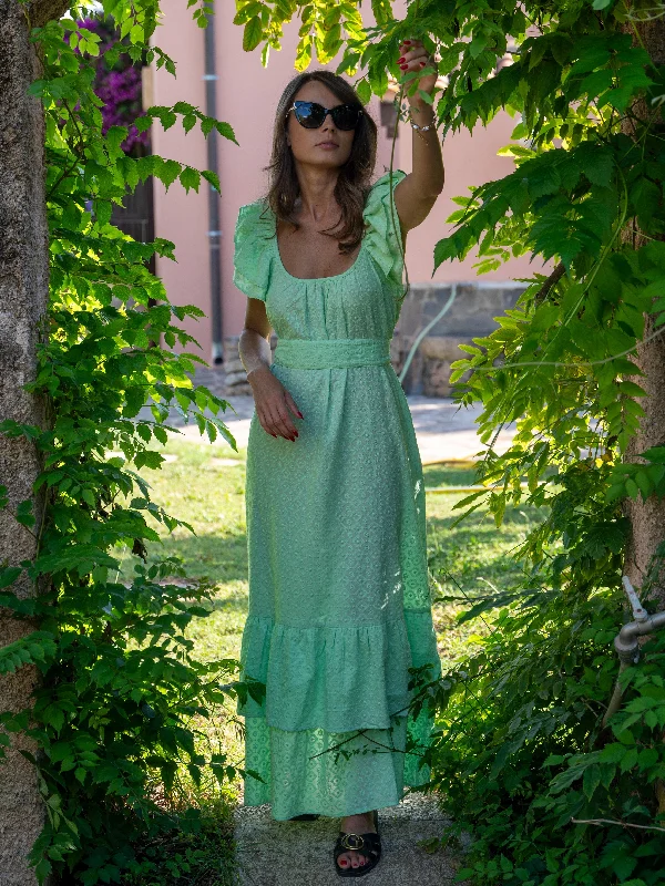 ‘SOUL’ BRODERIE ANGLAISE DRESS IN MOJITO Lightweight unclassified dresses