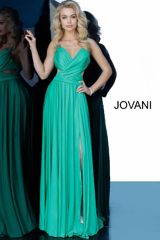 Spaghetti Straps Ruched Bodice Prom Dress By Jovani -68642 Party unclassified dresses