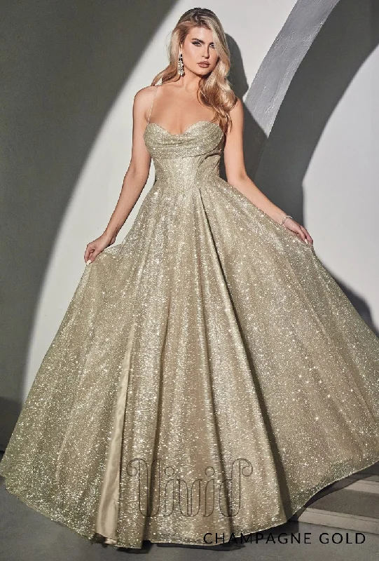 Stella Glitter Ball Gown Mesh unclassified dresses
