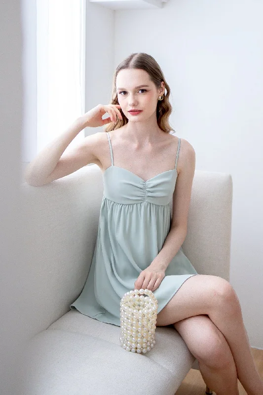 VIVA SWEETHEART ROMPER DRESS IN SAGE Y2K unclassified dresses