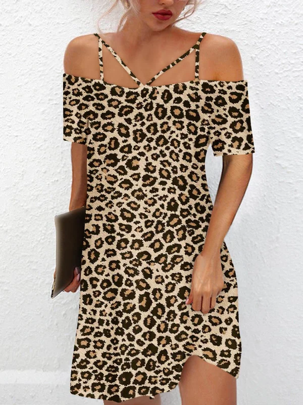 Women's Dresses Printed Off-The-Shoulder Adjustable Strap Dress Cottagecore floral dresses Women's Dresses Printed Off-The-Shoulder Adjustable Strap Dress Cottagecore floral dresses
