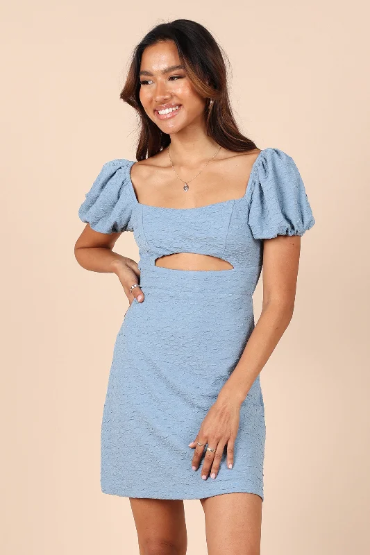 Baxie Mini Dress - Blue Stylish Mini Skirt