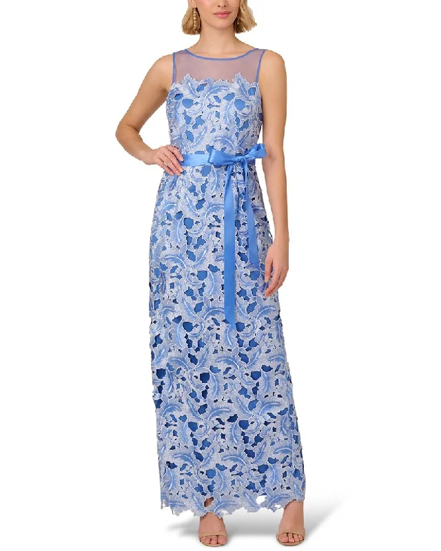 Adrianna Papell Tonal Lace Dress Lace Dress Lookbook