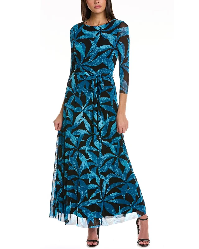 Anne Klein Mesh Maxi Dress Soft Maxi Dress