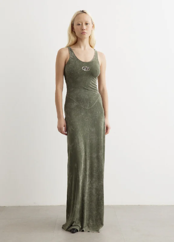 D-Avena-P1 Abito Maxi Dress Lace Maxi Skirt