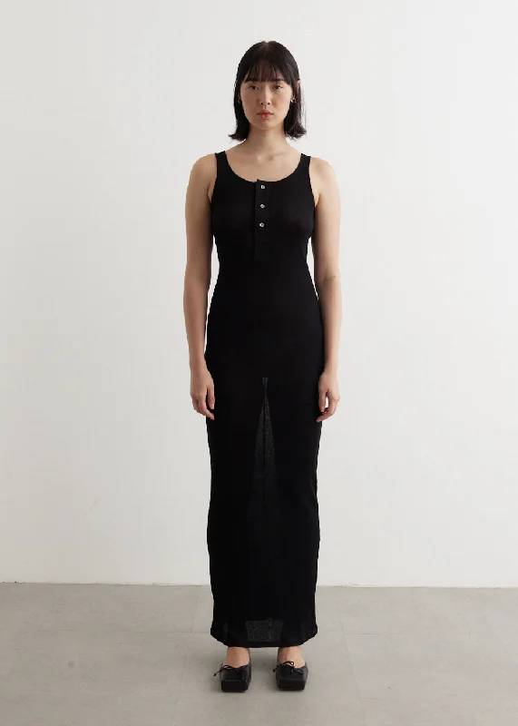 Long Tank Top Dress Midi Maxi Outfit