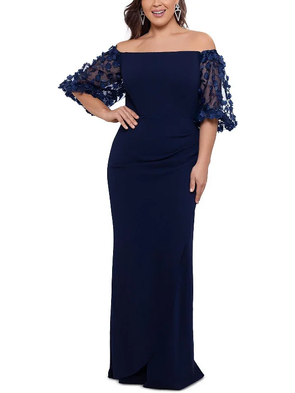 Plus Womens Faux Wrap Maxi Evening Dress Maxi Skirt Trend