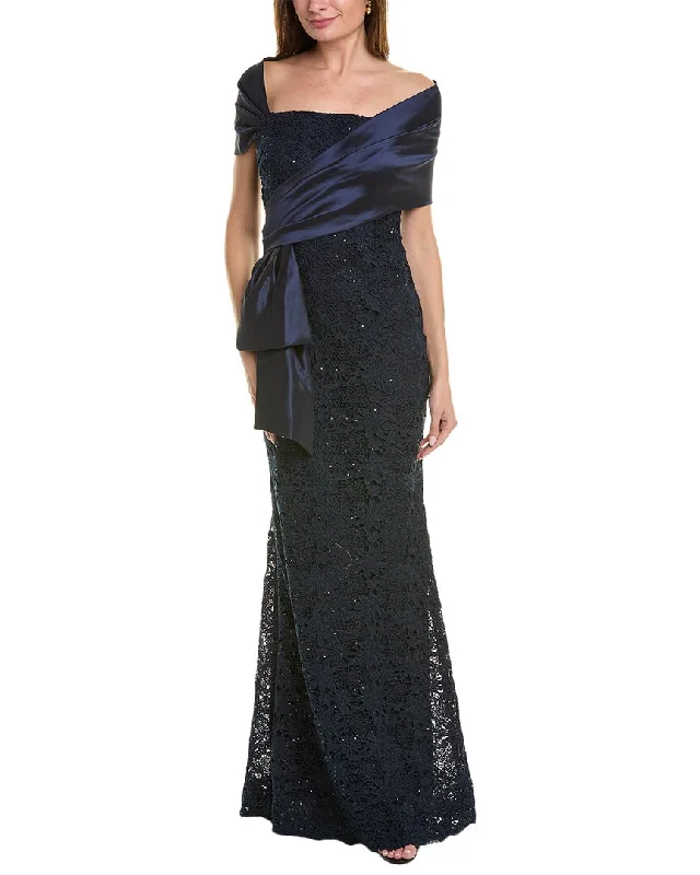 Teri Jon by Rickie Freeman Lace Gown Lace Gown Style