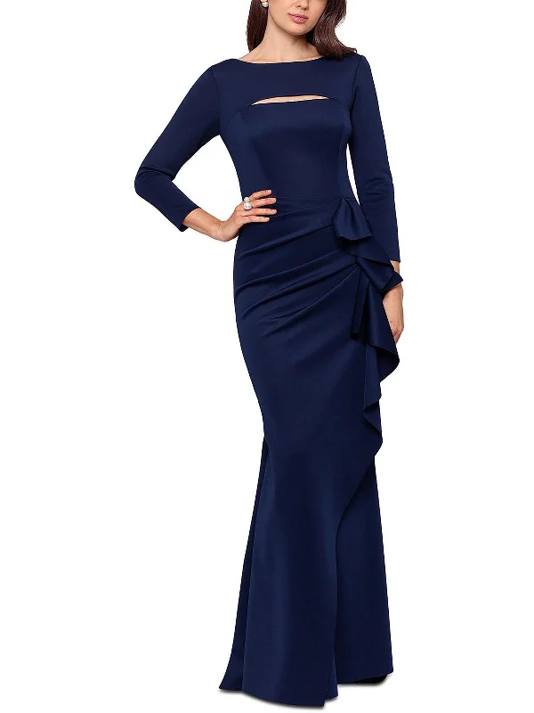 Womens Scuba Maxi Fit & Flare Dress Maxi Skirt Outfit