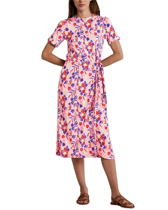 Boden Amanda Jersey Midi Dress Slim Fit Midi