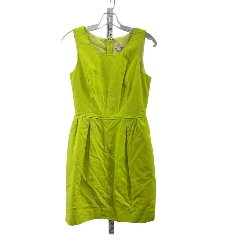 J.Crew Women's Bright Yellow Cotton Midi Dress Size 2 A-Line Sheath Preowned Tulle Midi Skirt J.Crew Women's Bright Yellow Cotton Midi Dress Size 2 A-Line Sheath Preowned Tulle Midi Skirt