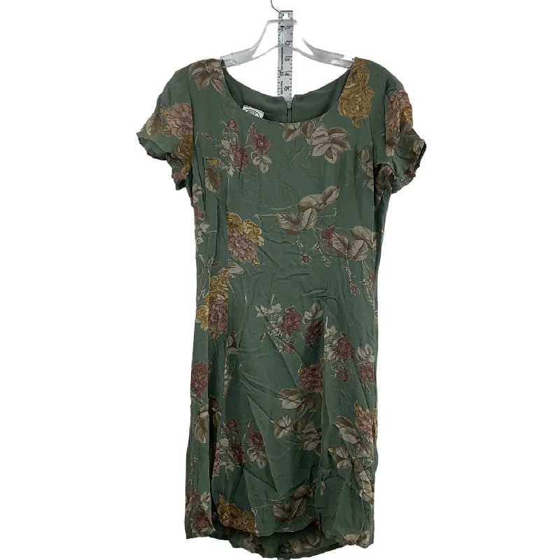 Laura Ashley Dark Green Womens Floral Midi Shift Dress Size 4 Viscose Multicolor Sexy Midi Skirt Laura Ashley Dark Green Womens Floral Midi Shift Dress Size 4 Viscose Multicolor Sexy Midi Skirt